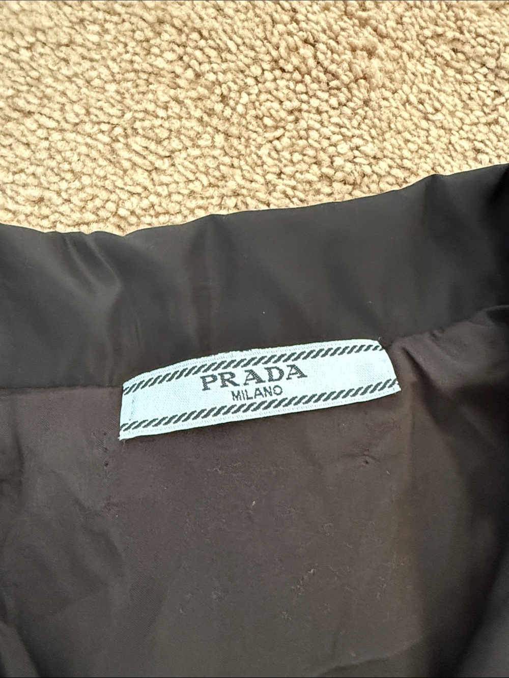 Prada Black Short-Sleeve Polo Zip Dress with Belt - Picture 2 of 11